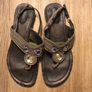 Embellished sandals